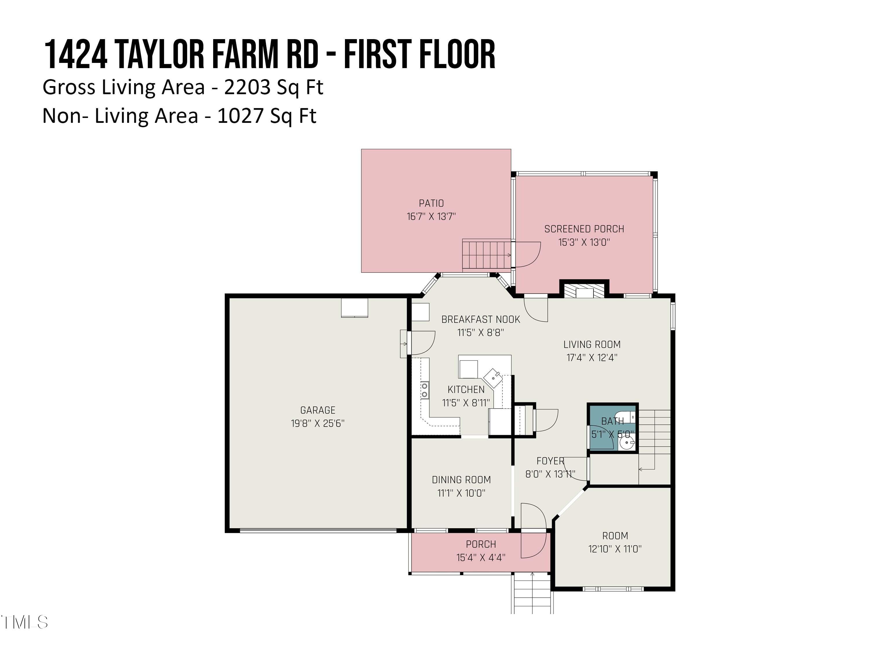 1424 Taylor Farm Road Raleigh, NC 27603 - Photo 26 of 27 1424_taylor_farm_rd_-_first_floor