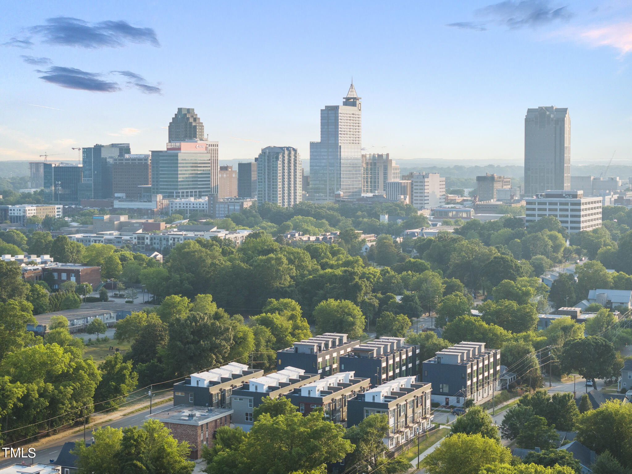2 Seawell Avenue, Unit 105 Raleigh, NC 27601 - Photo 27 of 40 a city view with tall buildings