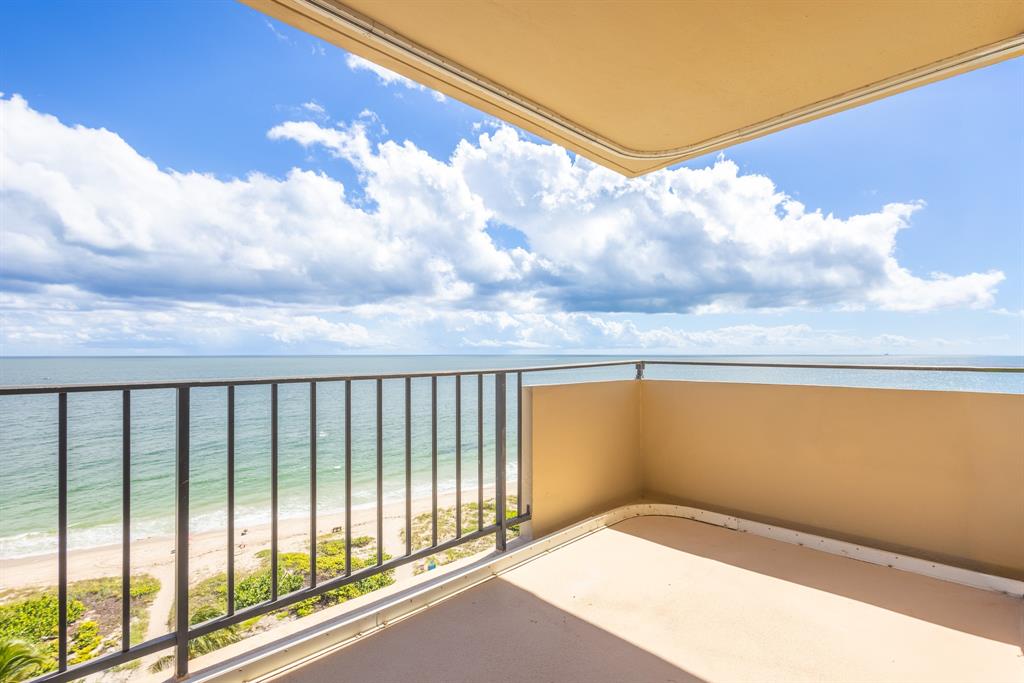 2000 South Ocean Boulevard, Unit 10E Lauderdale-by-the-Sea, FL 33062 - Photo 15 of 86 a view of balcony with furniture