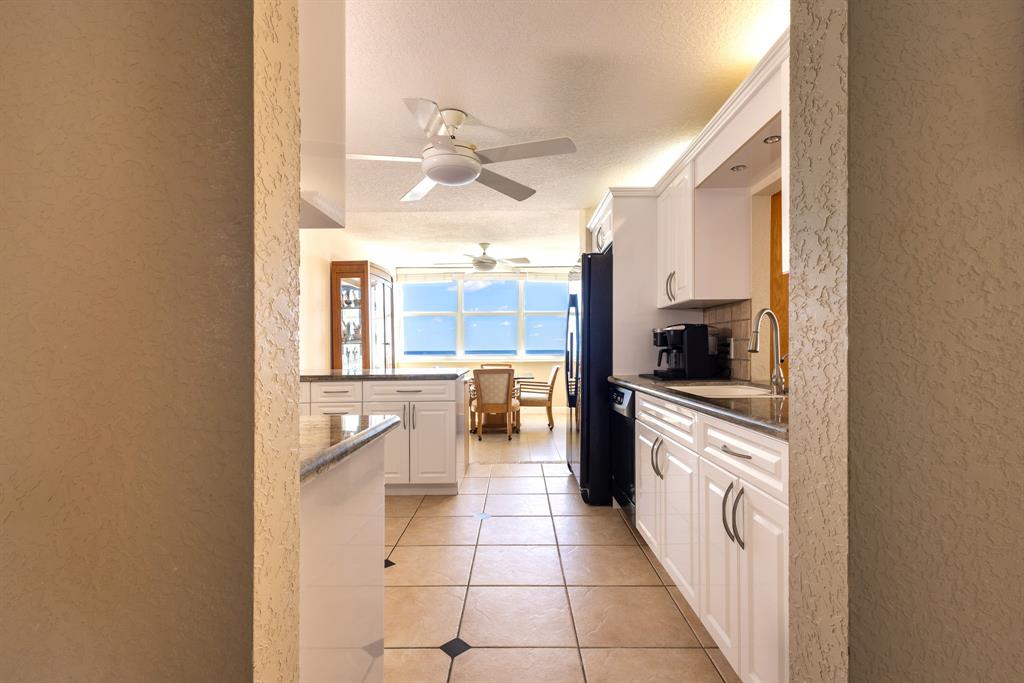 2000 South Ocean Boulevard, Unit 10E Lauderdale-by-the-Sea, FL 33062 - Photo 18 of 86 Entrance into kitchen