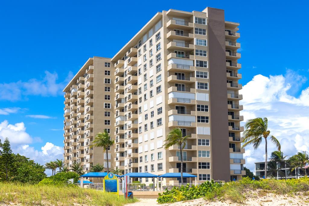 2000 South Ocean Boulevard, Unit 10E Lauderdale-by-the-Sea, FL 33062 - Photo 48 of 86 a front view of a building