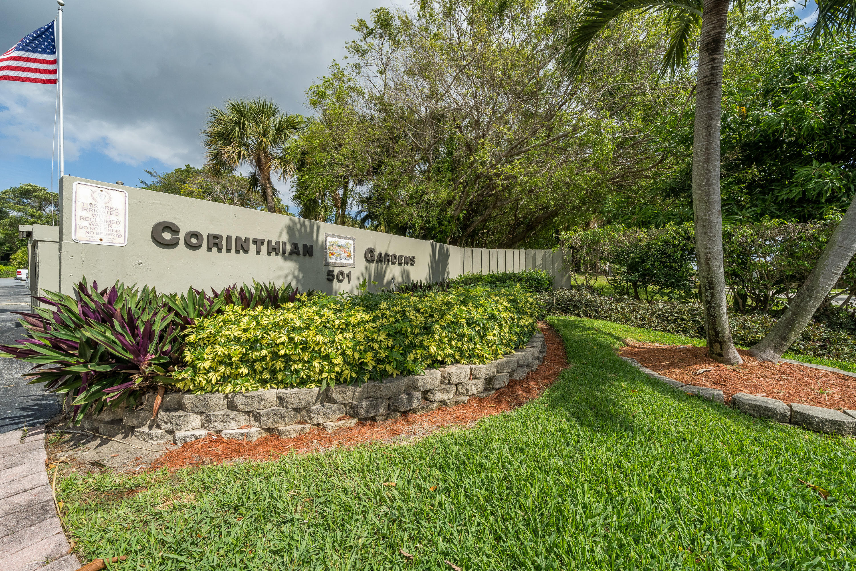 501 Southwest 11th Place, Unit 101 Boca Raton, FL 33432 - Photo 23 of 30 Corinthian Gardens Entrance