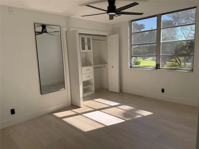 a view of a lake with a terrace