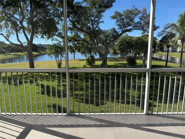 a view of a street from a balcony