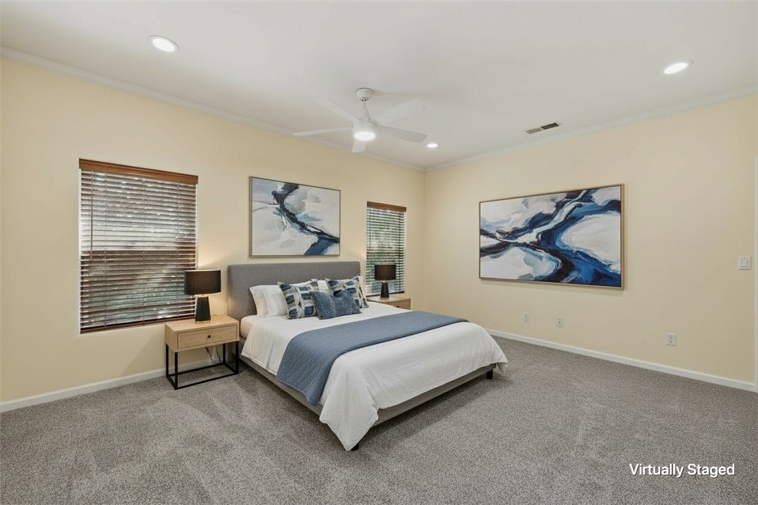 19512 Stonegate Road Hidden Valley Lake, CA 95467 - Photo 35 of 55 Second bedroom - virtually staged