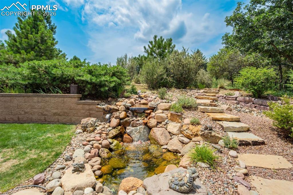 4618 Bethany Court Colorado Springs, CO 80918 - Photo 42 of 50 a view of a yard with plants and large trees