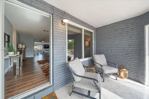 a outdoor space with chairs