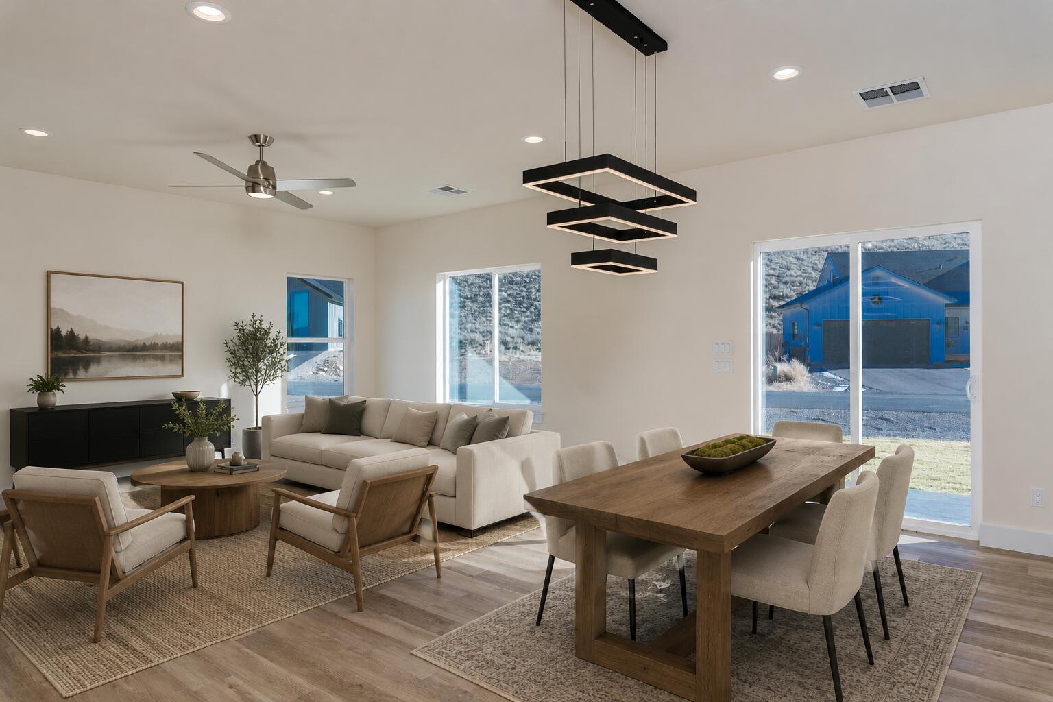 136 Cowcatcher Loop Bellevue, ID 83313 - Photo 6 of 17 Dining Area/Living Room