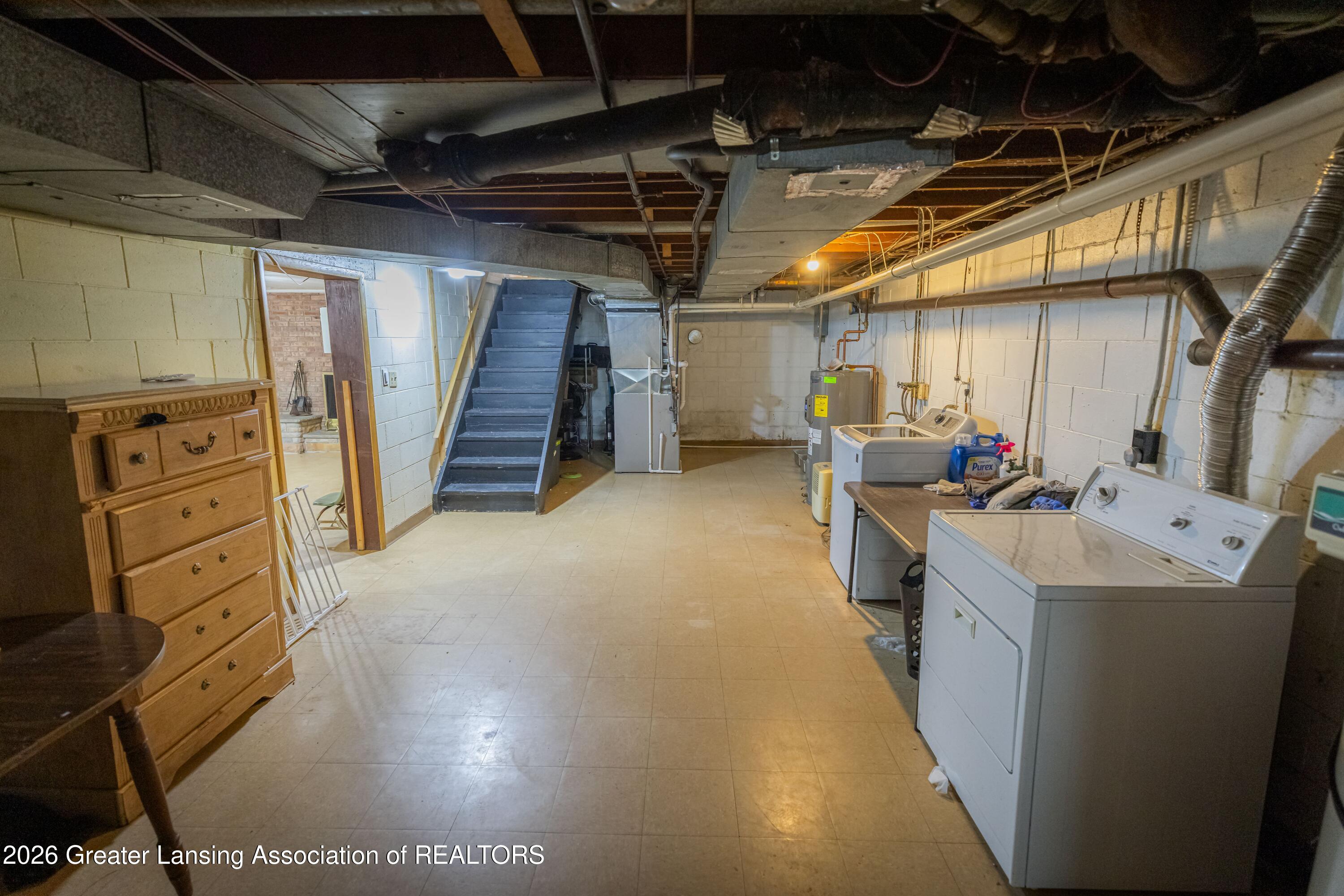 1833 South Waverly Road Lansing, MI 48917 - Photo 22 of 29 Laundry Area in Basement