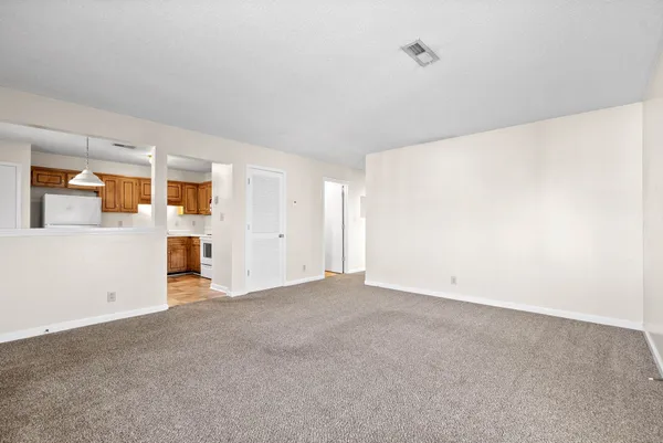 a view of empty room