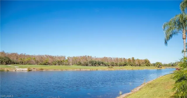 a view of lake and mountain