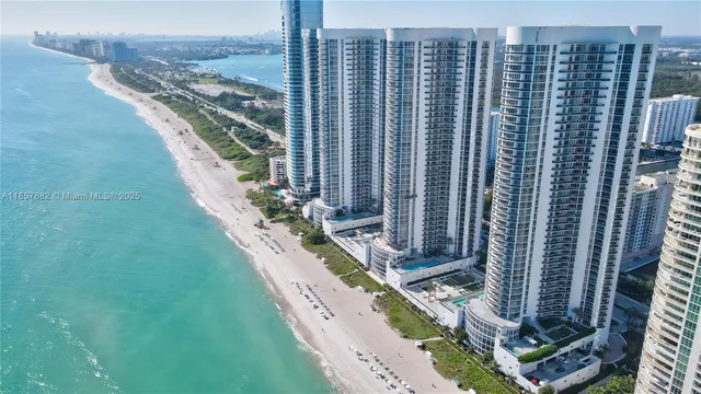 a view of a city with tall buildings