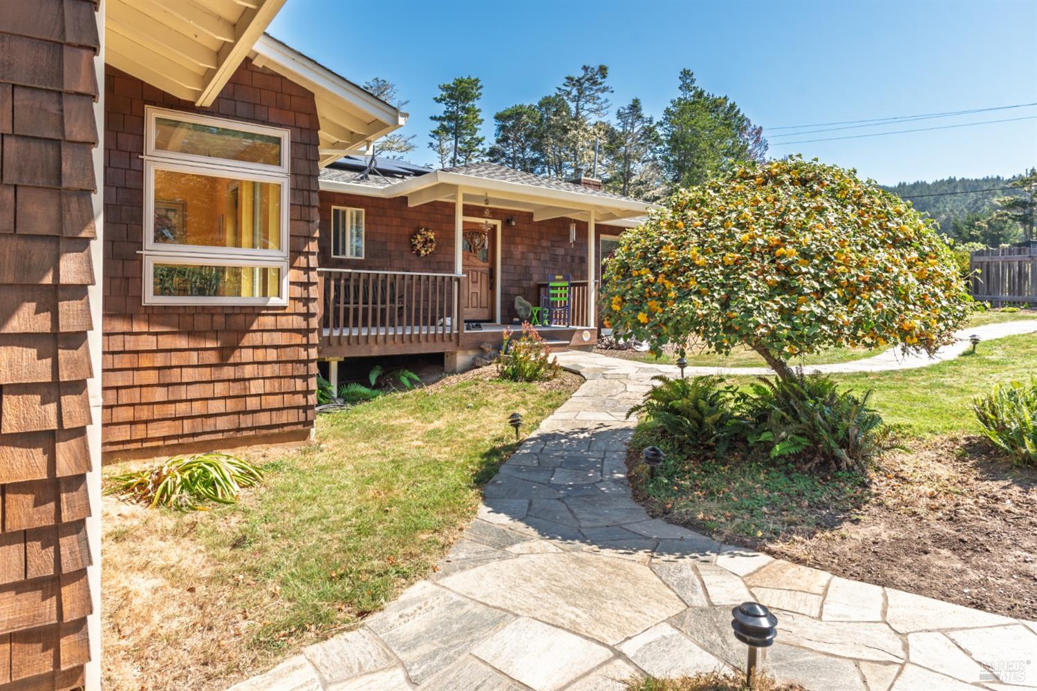 15721 Forest View Road Manchester, CA 95459 - Photo 5 of 50 Quality, Redwood shingles protect the home...