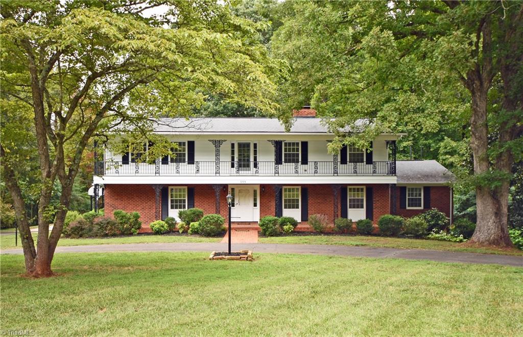 155 Tutterow Road Mocksville, NC 27028 - Photo 1 of 30 Double Tiered Front Porches Overlooking Maturely Landscaped Front Yard and Circle Drive