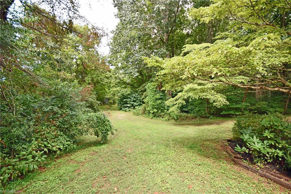 155 Tutterow Road Mocksville, NC 27028 - Photo 29 of 30 Back Yard leading to the rest of the 13.3+/- acres and shed.