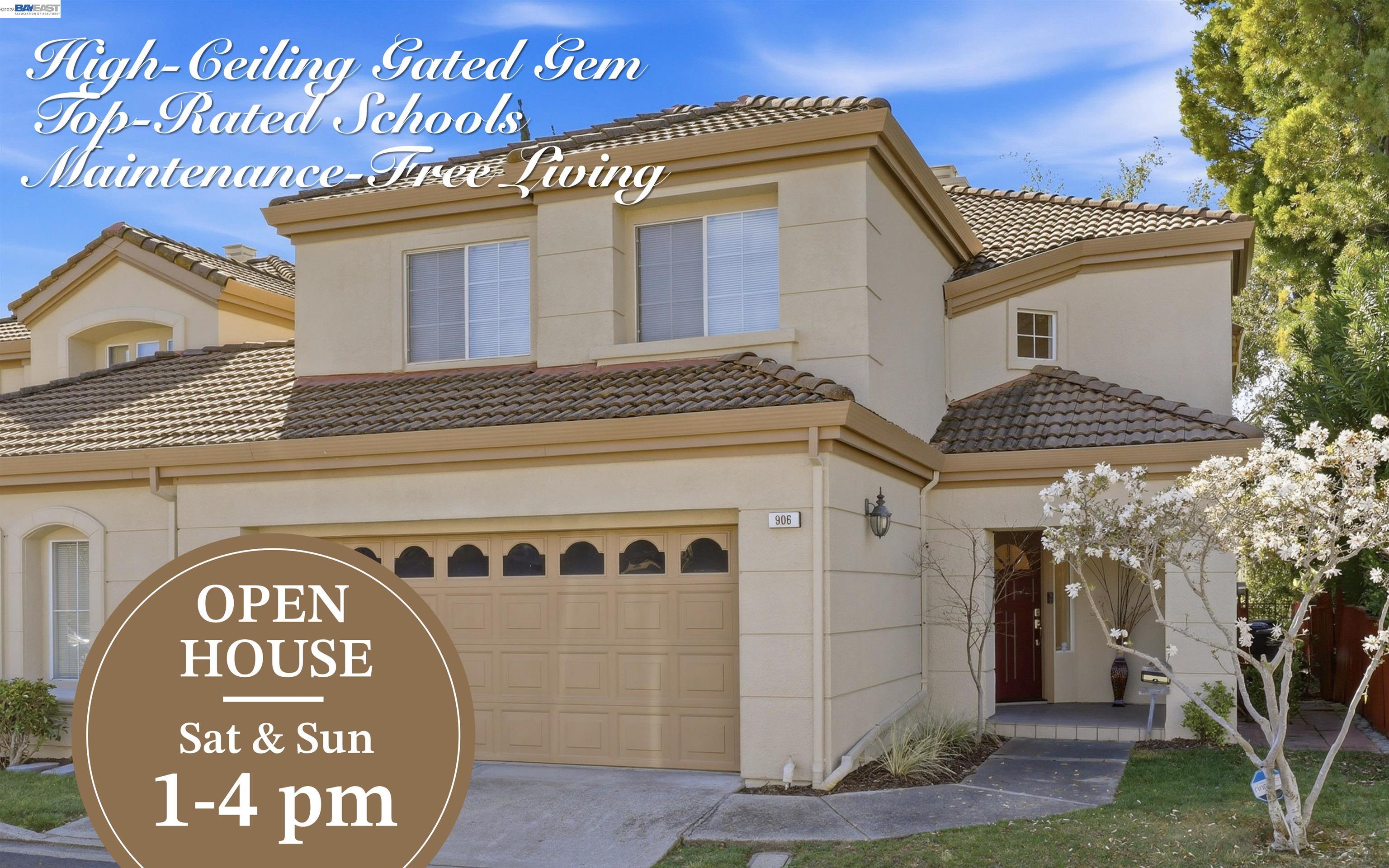 a front view of a building