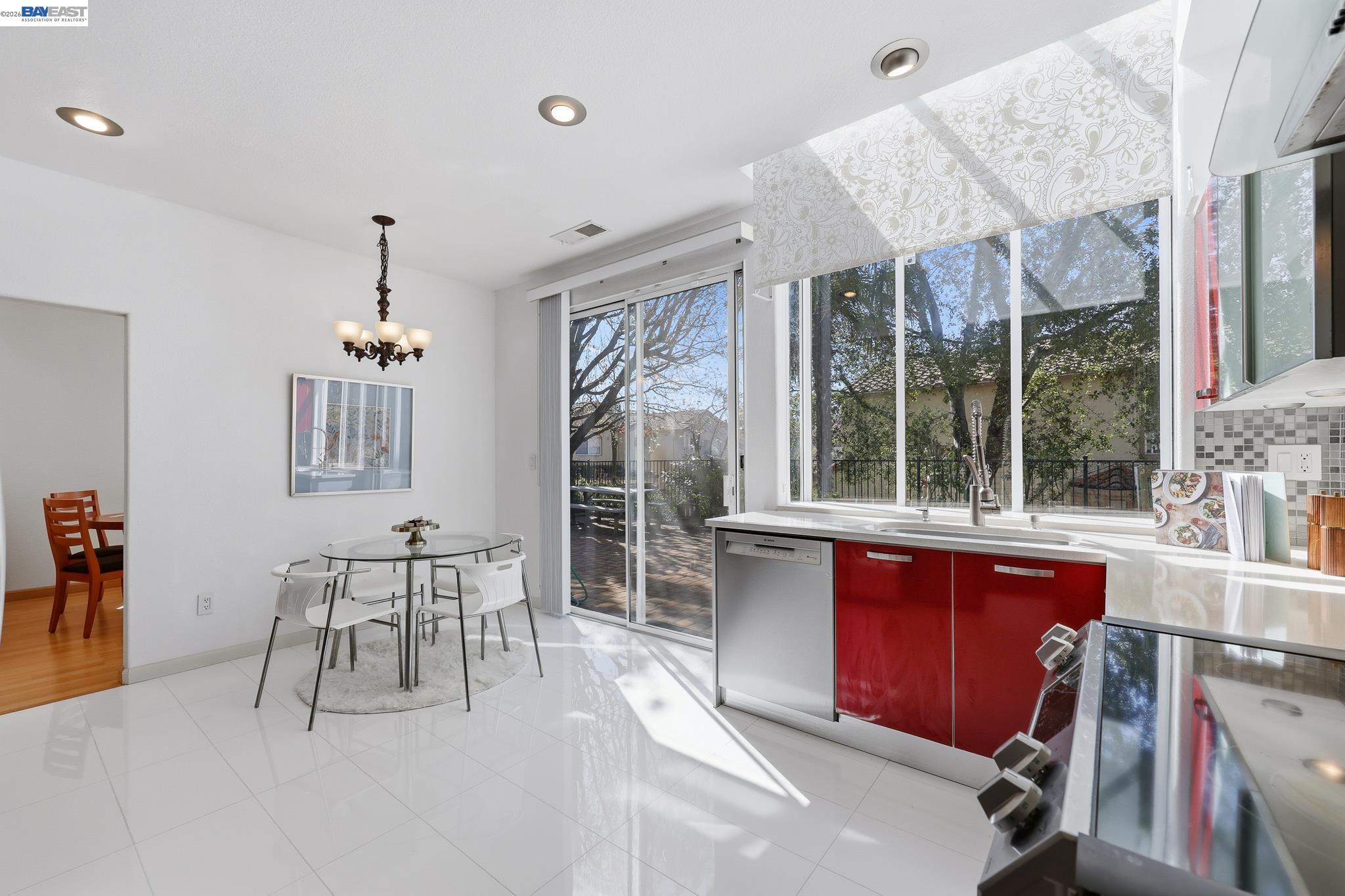 906 Vista Pointe Drive San Ramon, CA 94582 - Photo 24 of 60 a view of a dining room with furniture window and outside view