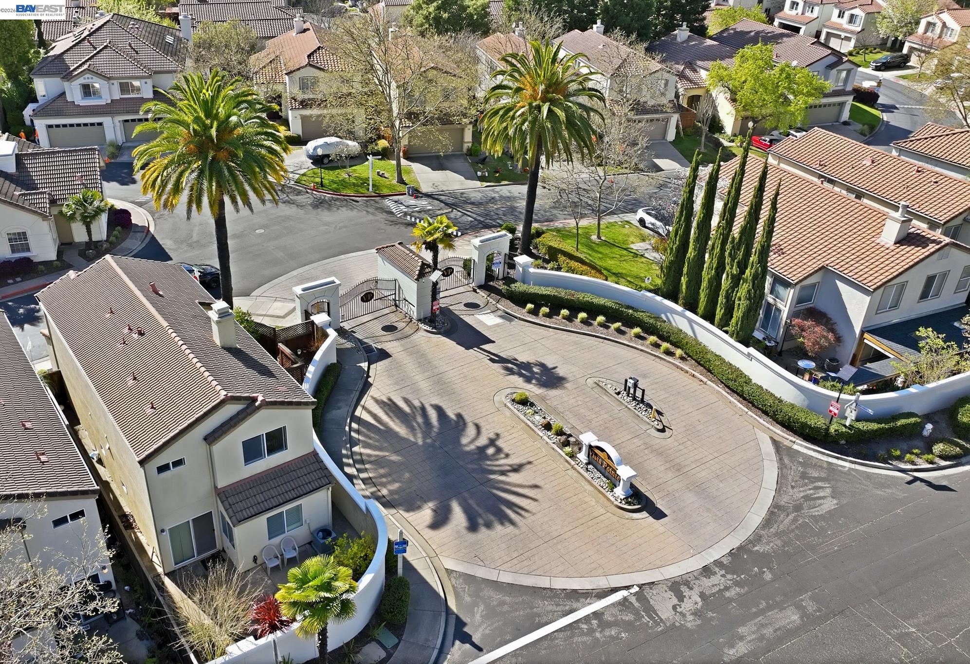 906 Vista Pointe Drive San Ramon, CA 94582 - Photo 57 of 60 an aerial view of a backyard with outdoor seating