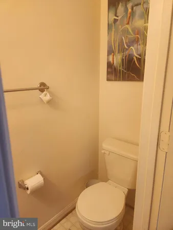 a white toilet sitting next to a shower curtain