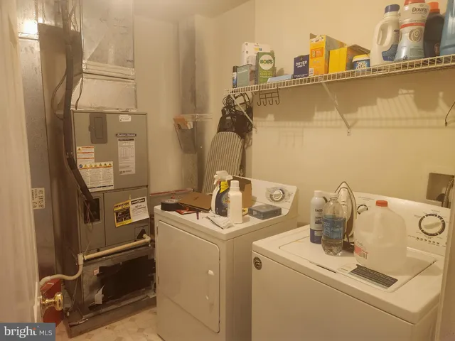 a room with storage and utility