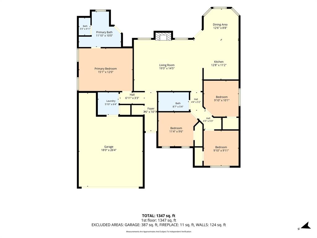 4617 Lexington Street Waco, TX 76705 - Photo 14 of 14 Floor plan