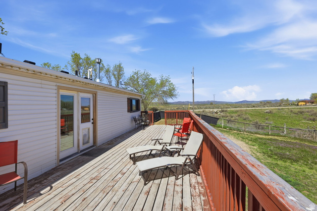 830 North Stone Road Snowville, UT 84336 - Photo 55 of 69 View of wooden terrace