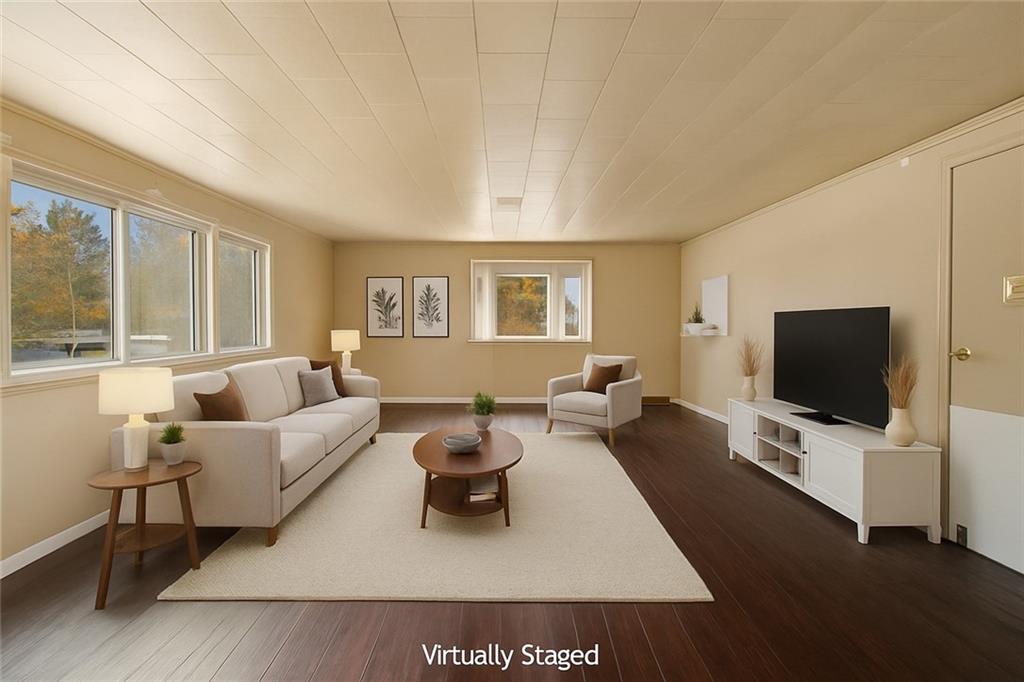 119 Story Road Export, PA 15632 - Photo 4 of 38 a living room with furniture and a flat screen tv