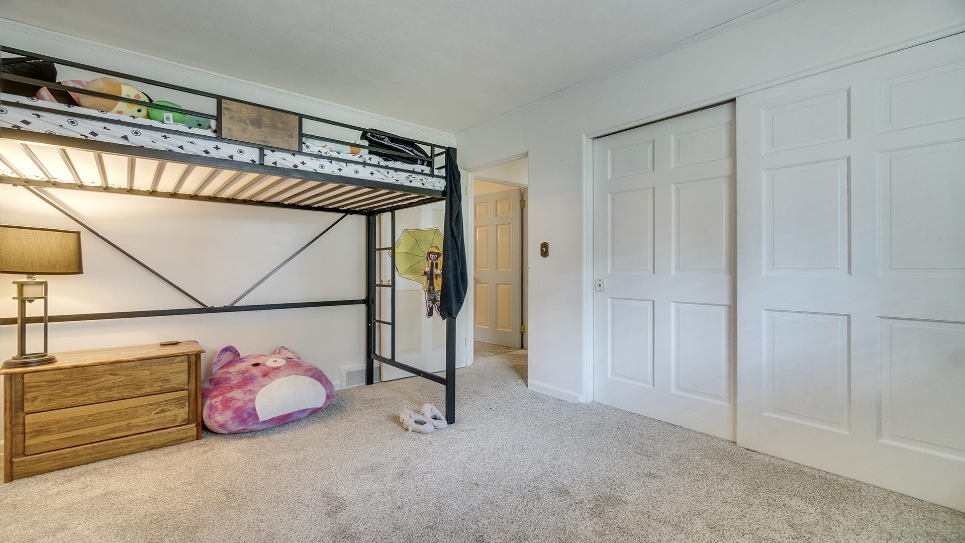 809 North Alpine Road Rockford, IL 61107 - Photo 47 of 48 a bedroom with a bed and a walk in closet