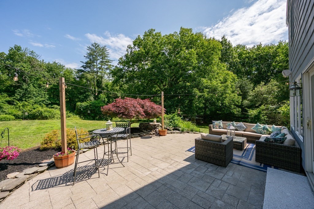79 North Street Hanover, MA 02339 - Photo 31 of 42 a view of yard from deck with patio