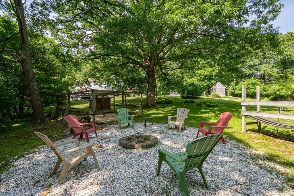 79 North Street Hanover, MA 02339 - Photo 34 of 42 a view of a chairs and table in the garden