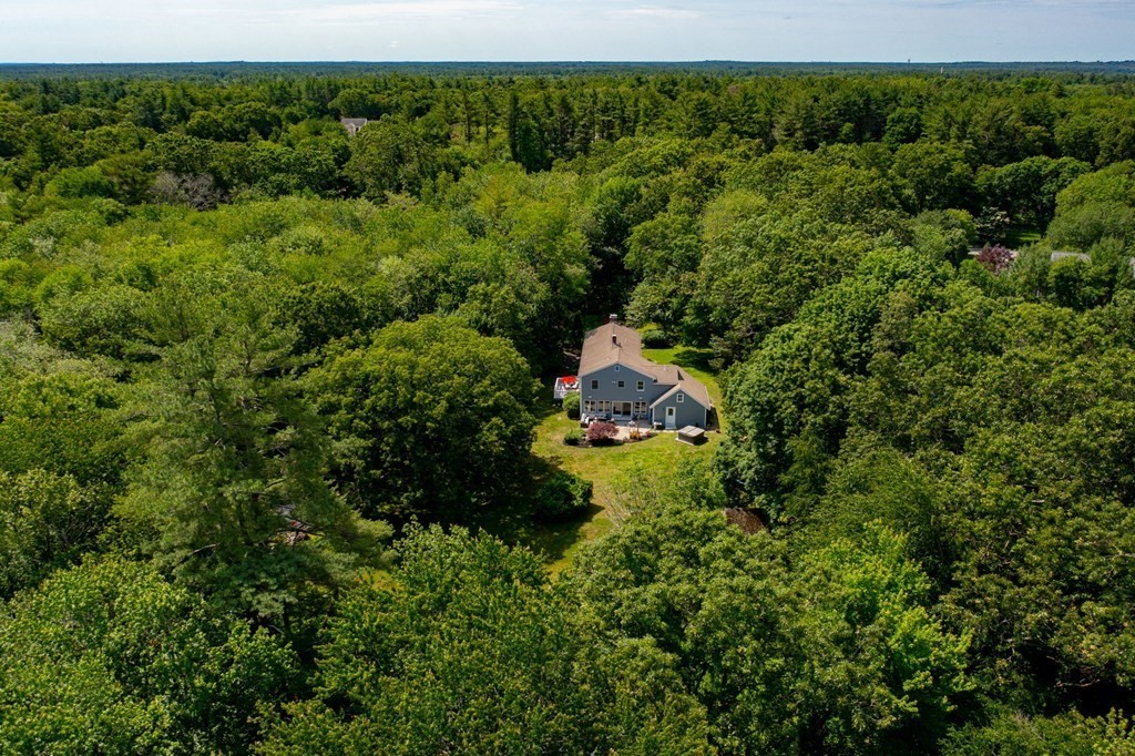 79 North Street Hanover, MA 02339 - Photo 36 of 42 a aerial view of a house with a yard