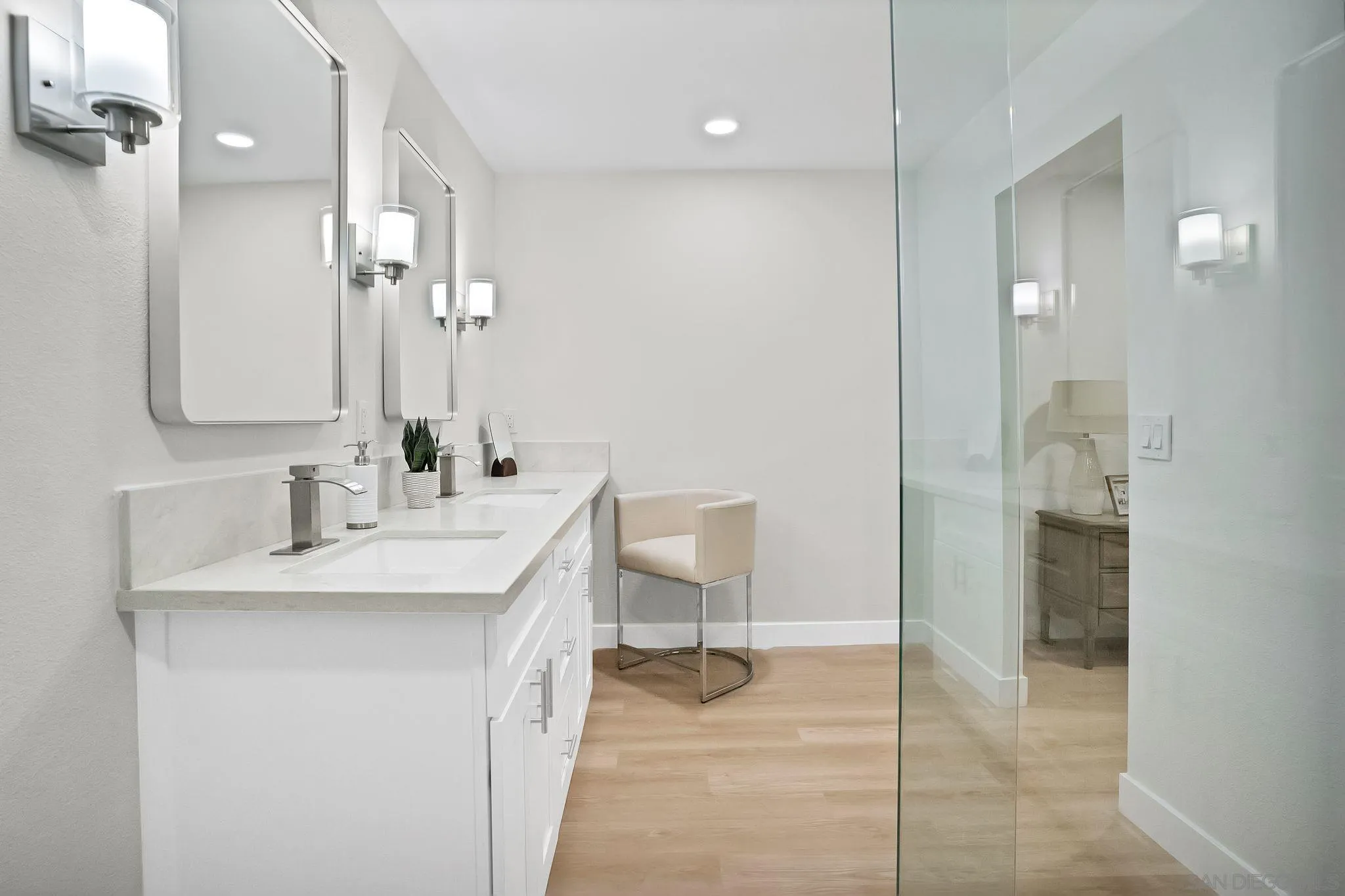 2796 Windmill View Road El Cajon, CA 92020 - Photo 6 of 14 a bathroom with a sink and a mirror