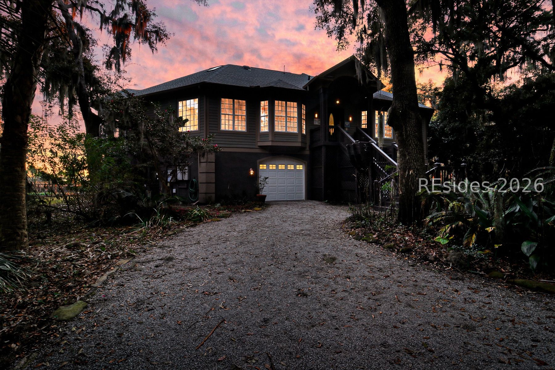 347 Broadview Drive Ridgeland, SC 29936 - Photo 11 of 100 Front of Home/Twilight