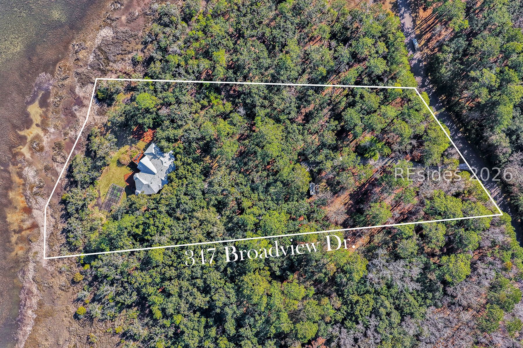 347 Broadview Drive Ridgeland, SC 29936 - Photo 80 of 100 Arial View of Home/Property