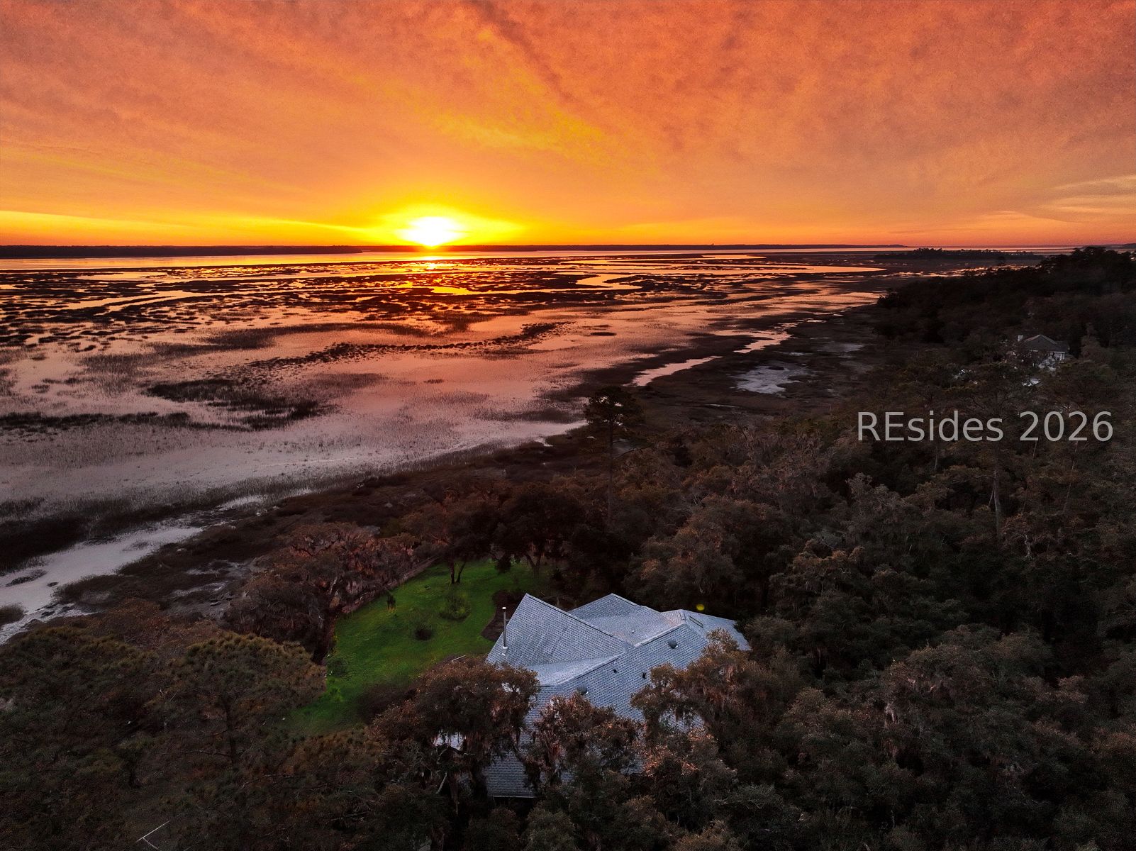 347 Broadview Drive Ridgeland, SC 29936 - Photo 8 of 100 Unedited Sunrise View over the Broad River