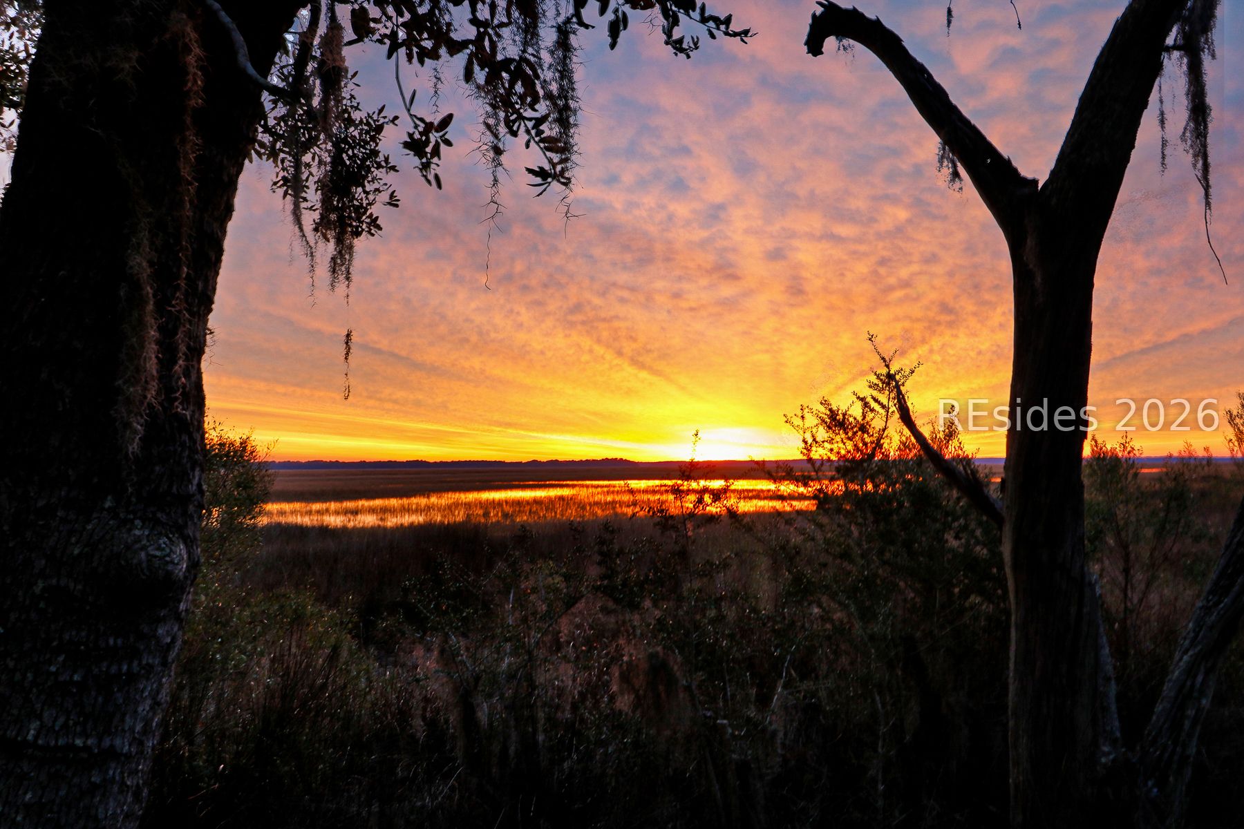 347 Broadview Drive Ridgeland, SC 29936 - Photo 9 of 100 Unedited Sunrise View over the Broad River