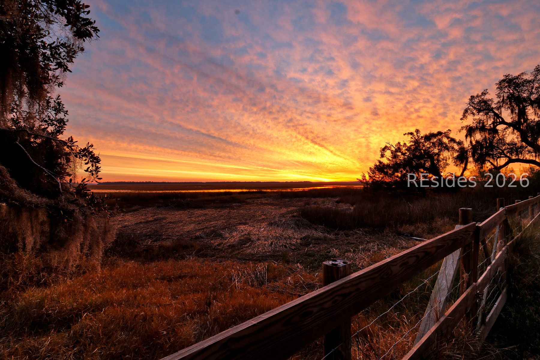 347 Broadview Drive Ridgeland, SC 29936 - Photo 10 of 100 Unedited Sunrise View over the Broad River