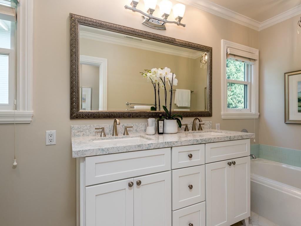 820 Crescent Avenue San Mateo, CA 94401 - Photo 14 of 27 a bathroom with a granite countertop sink mirror and a