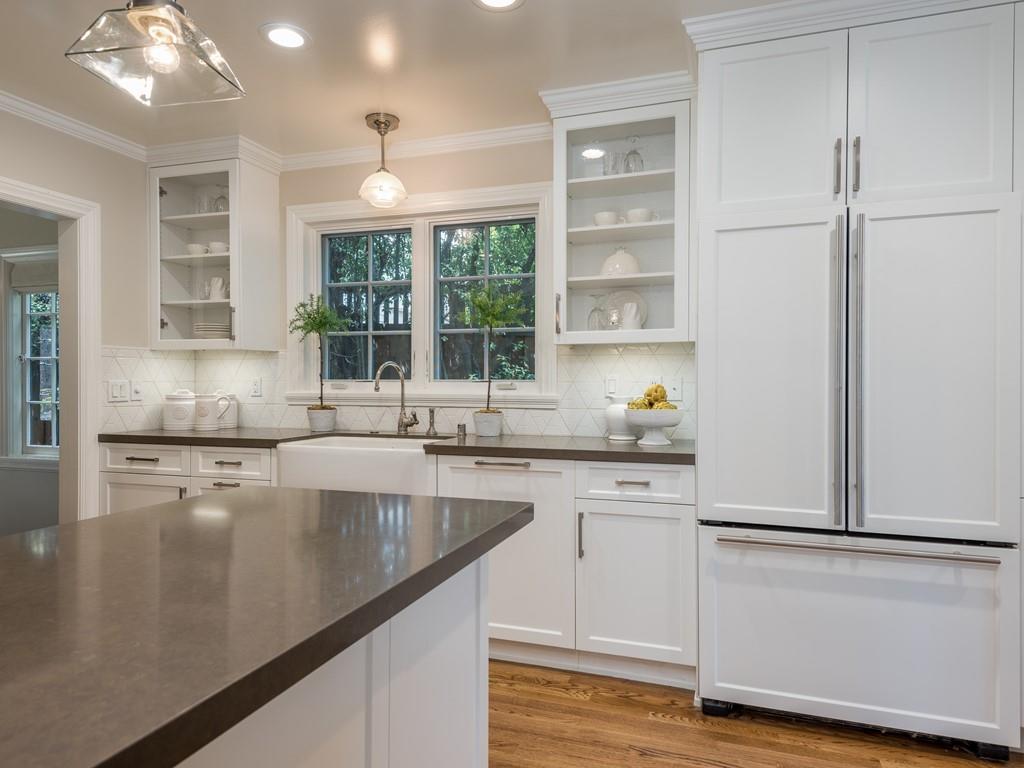 820 Crescent Avenue San Mateo, CA 94401 - Photo 7 of 27 a kitchen with stainless steel appliances granite countertop a sink a stove and a refrigerator