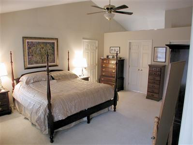 2032 Highwater Road Fort Mitchell, KY 41017 - Photo 5 of 8 What a beautiful master retreat! The cathedral ceiling is illuminated by a ceiling fan with lights! All additional bedrooms offer double closets and convenience to a second full bath boasting a skylight, tub with shower & a second double vanity!