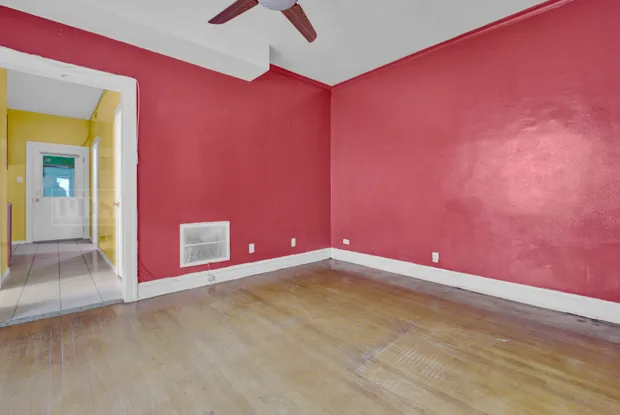 a view of empty room