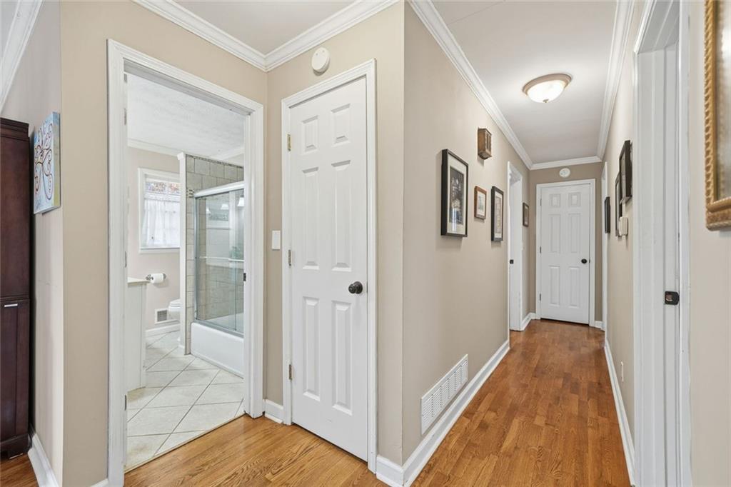 438 Mountainview Circle Canton, GA 30115 - Photo 18 of 41 a view of a bathroom with a glass door