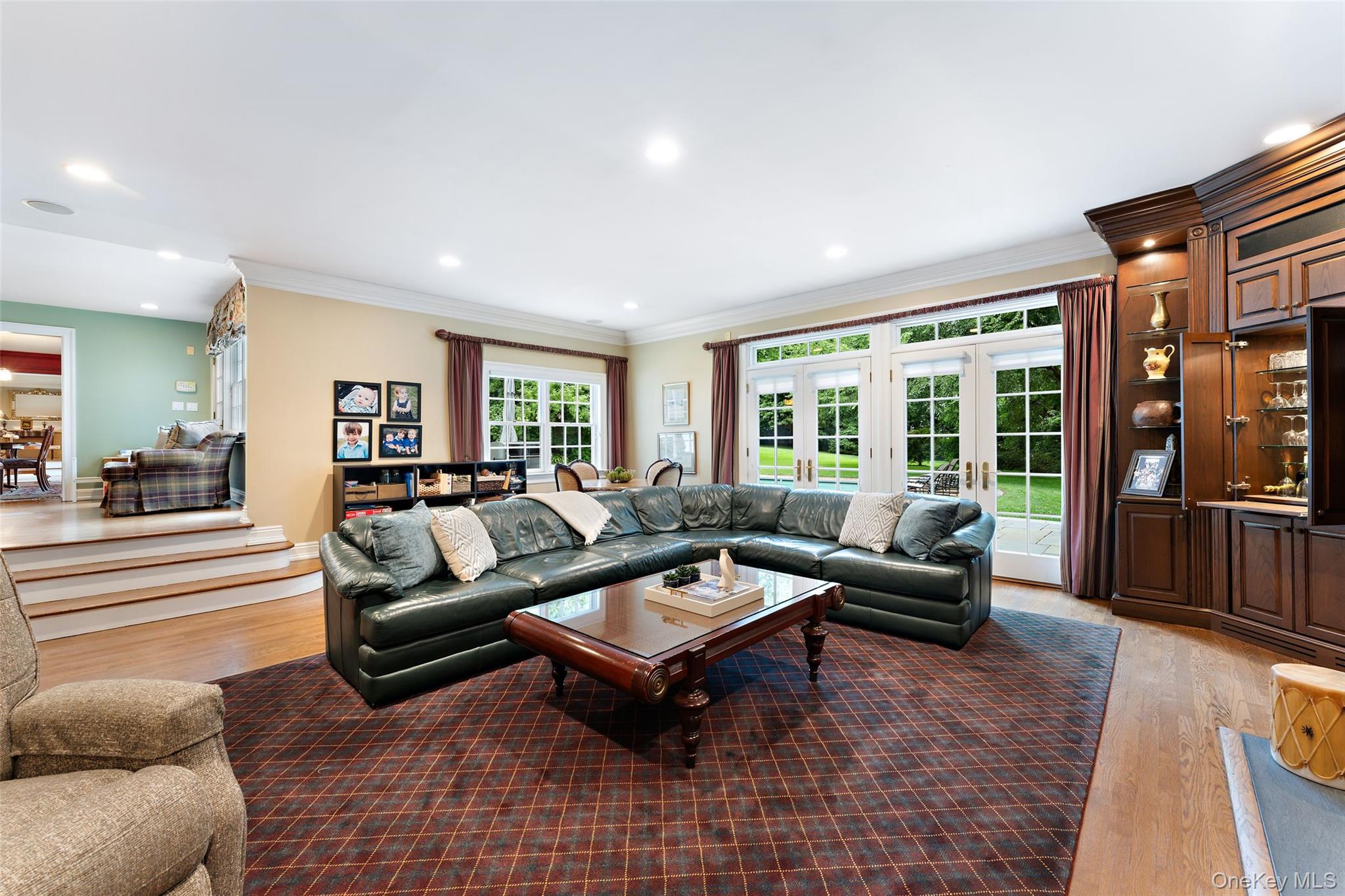 15 Sheldrake Road Scarsdale, NY 10583 - Photo 18 of 45 View of family room into kitchen