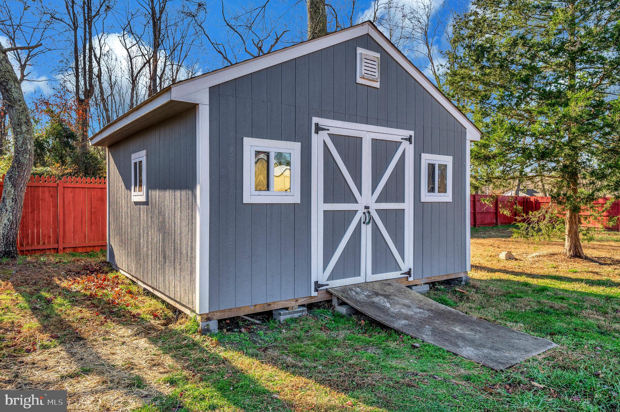 26348 Sunshine Road Ruther Glen, VA 22546 - Photo 42 of 56 a view of backyard of house with wooden fence