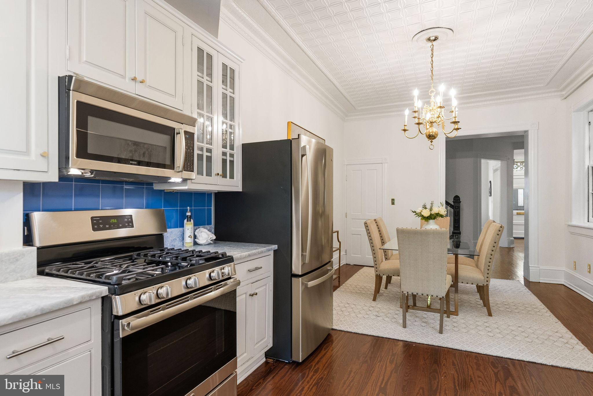 3066 Q Street Northwest Washington, DC 20007 - Photo 20 of 56 Kitchen With View to Dining Room