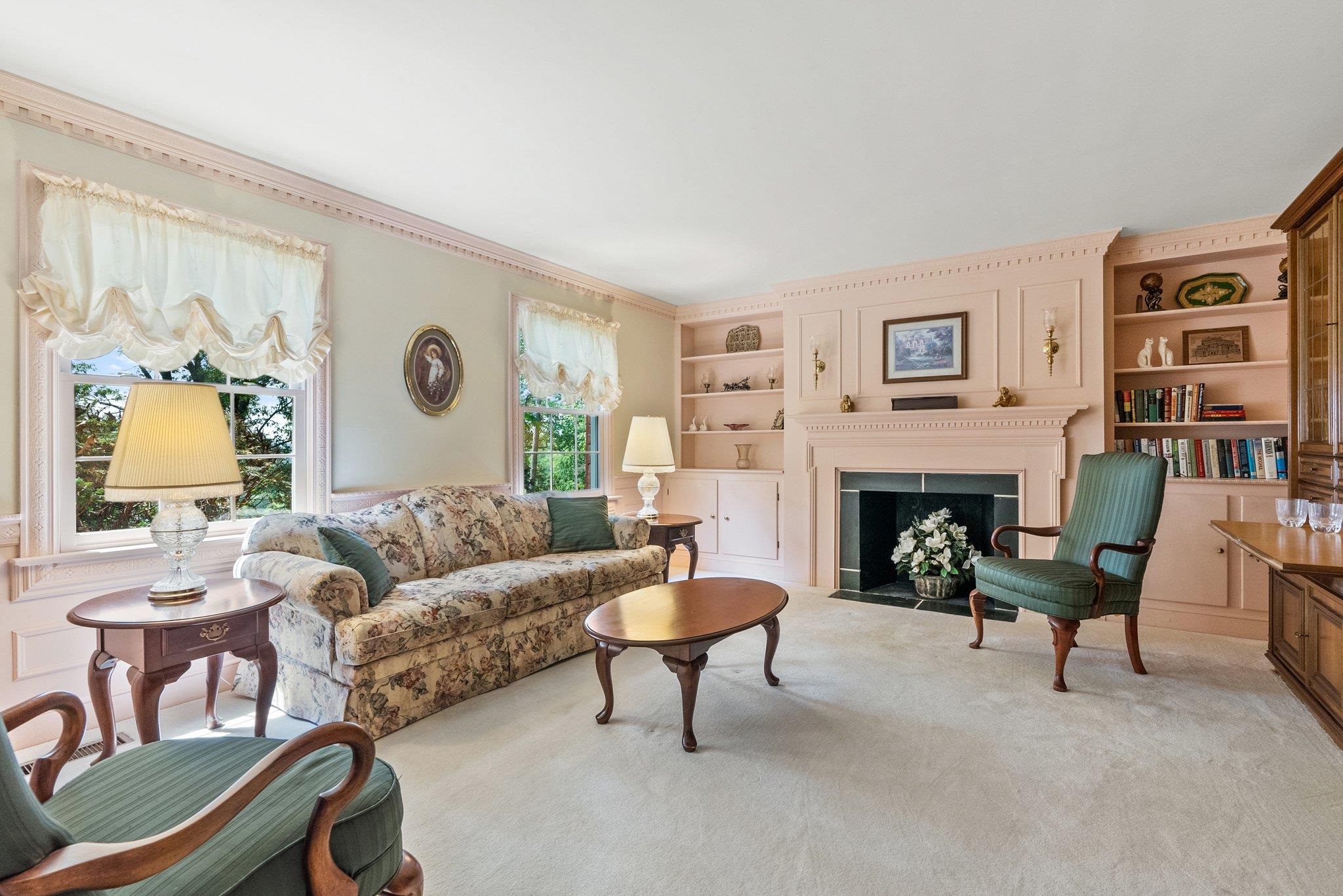 88 Roman Ridge Road Mount Sidney, VA 24467 - Photo 20 of 74 a living room with furniture and a fireplace