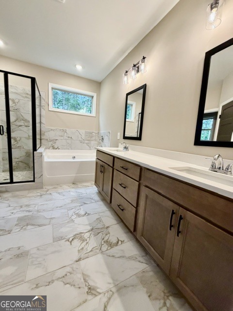 264 Robert Williams Road Greenville, GA 30222 - Photo 11 of 23 a spacious bathroom with a tub sink and mirror