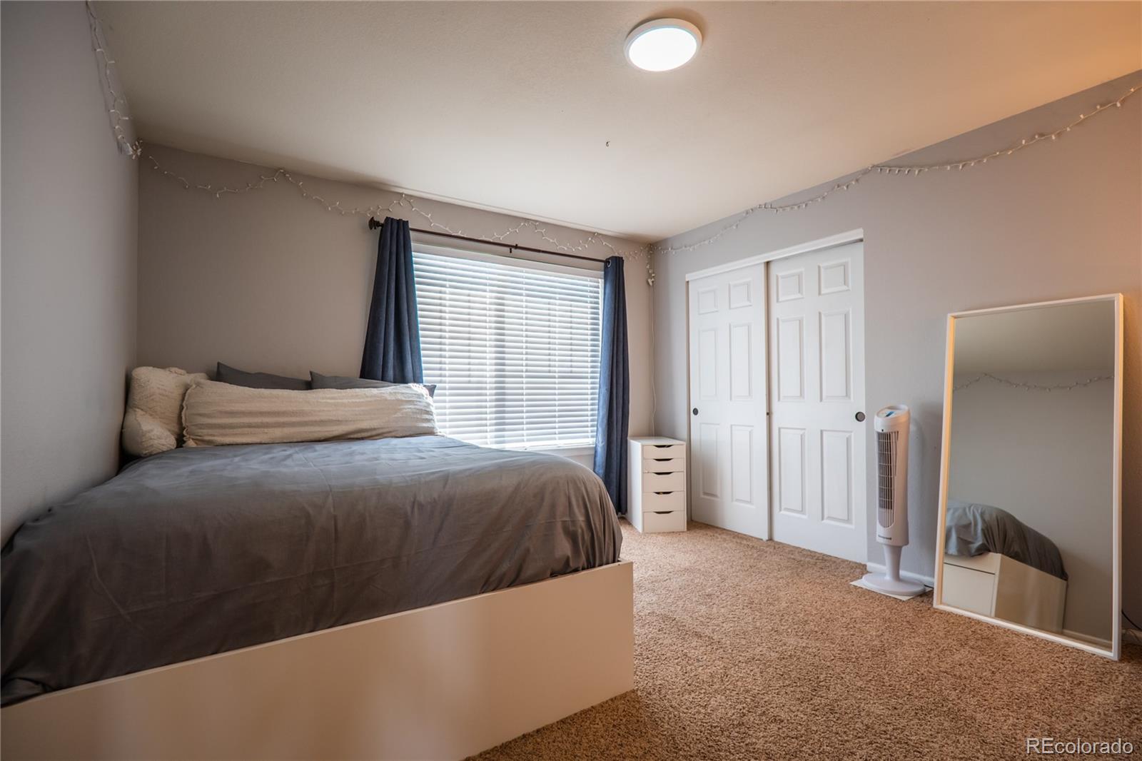 10857 Hickory Ridge Street Highlands Ranch, CO 80126 - Photo 25 of 40 a bedroom with a bed and a refrigerator