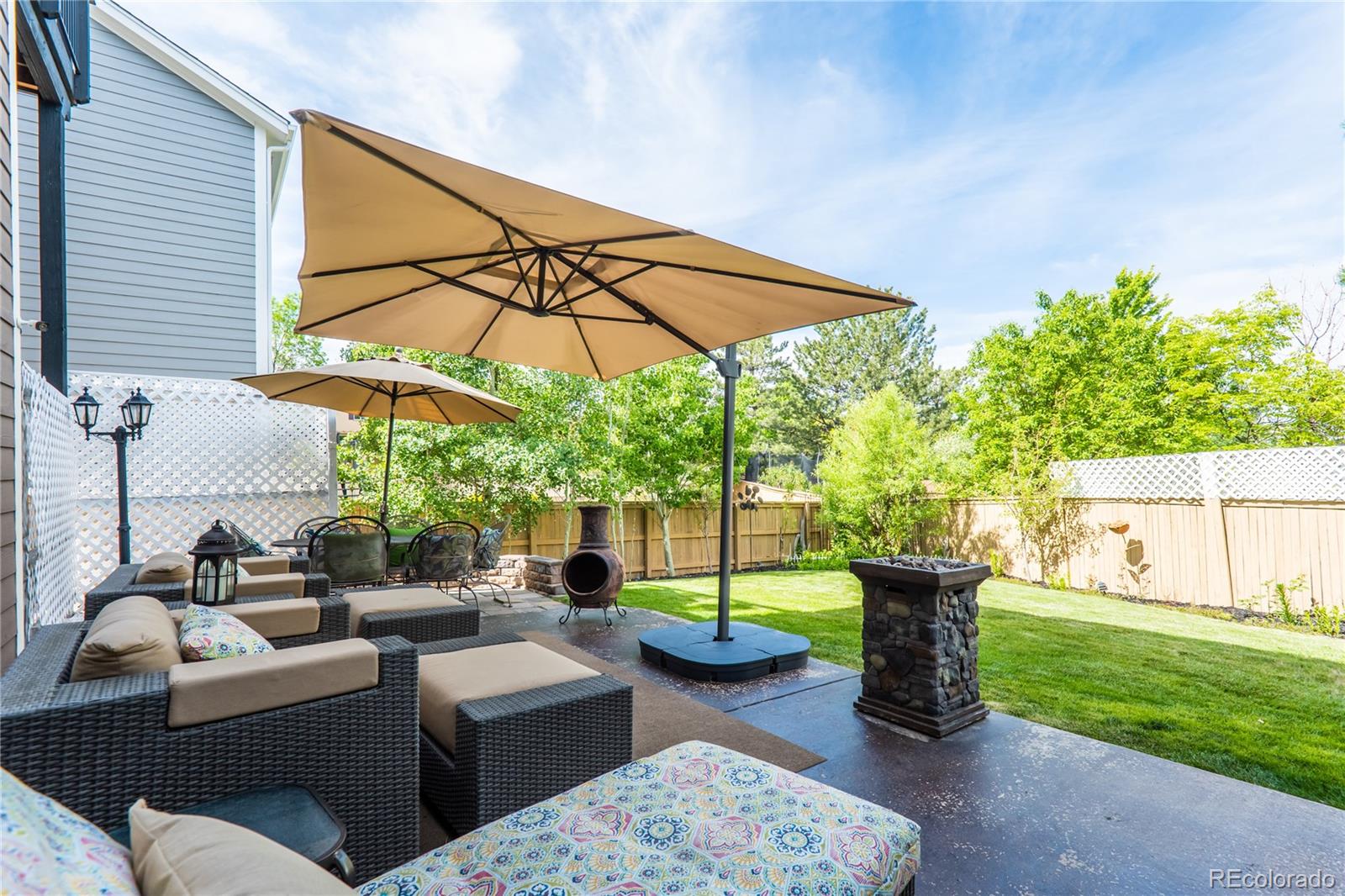 10857 Hickory Ridge Street Highlands Ranch, CO 80126 - Photo 32 of 40 a view of outdoor space yard and patio