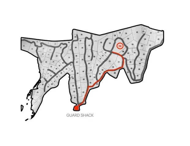 a white building with a white roof and a potted plant